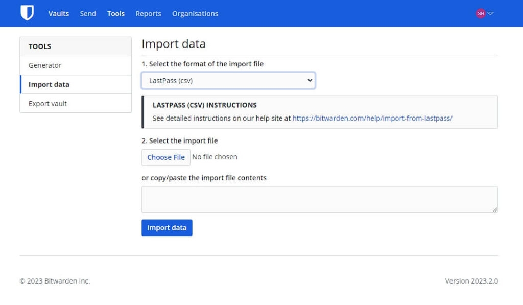 Import Your Existing Passwords into Bitwarden - Bitwarden vs. Dashlane