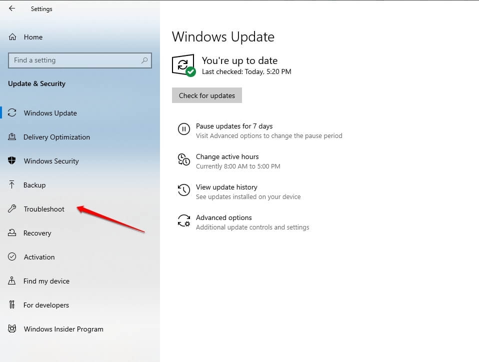 Windows Troubleshoot - Windows Update Error Code 0xc1900223