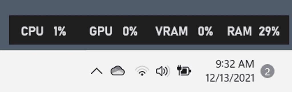 CPU and RAM Widget - Best Widgets for Windows 11