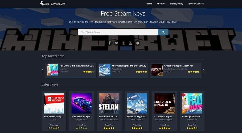 Free Steam Keys - Get Free Steam Games