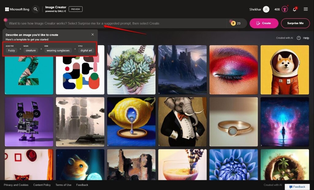 Generate DALL E AI images for Free Using Bing Ai Image Creator - 79