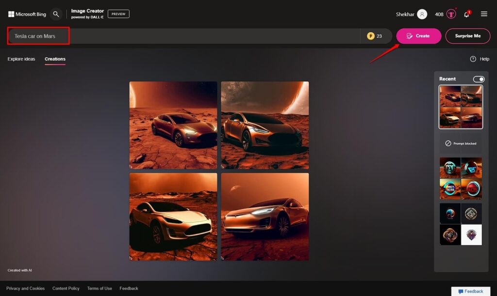 Generate DALL E AI images for Free Using Bing Ai Image Creator - 28