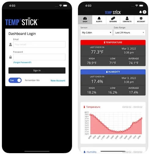 Temp Stick - лучшее приложение для телефонного термометра