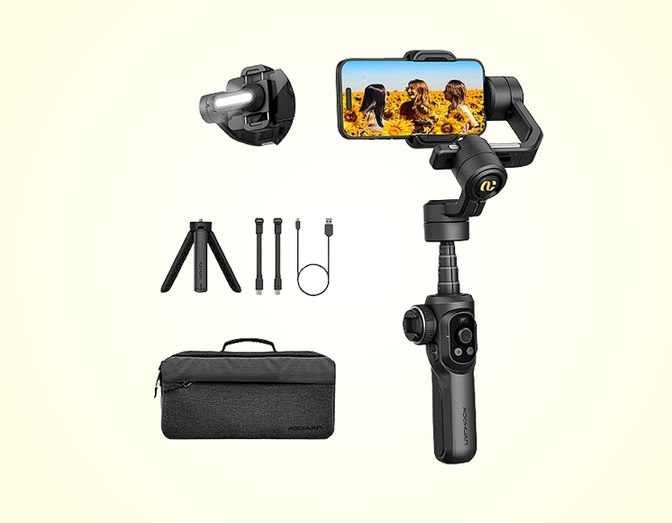 AOCHUAN Smart S2 Gimbal Stabilizer for Smartphone - Best Gimbal for iPhone