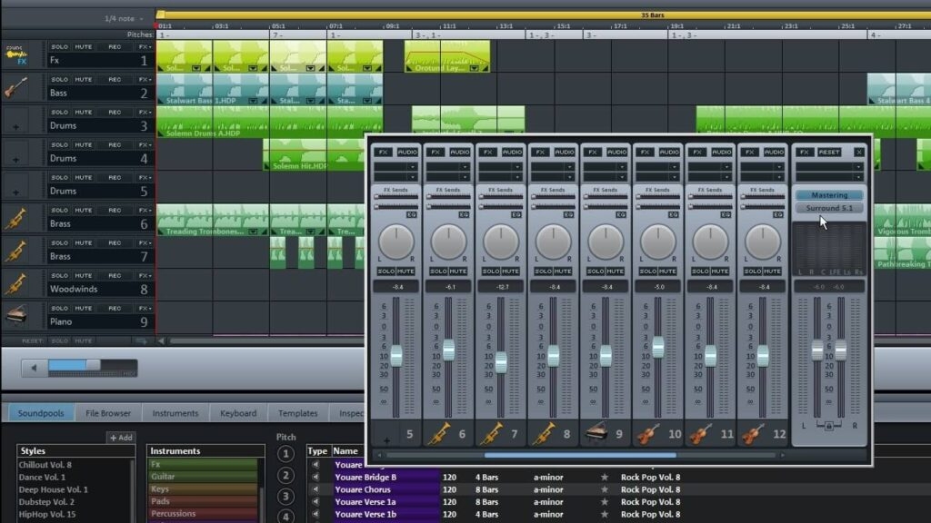 Magix MusicMaker - GarageBand Alternatives for Windows