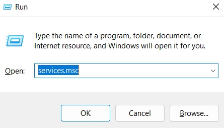 RUN services msc - Error 0xFFFFFFFF on Windows