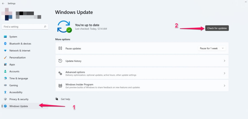 Update Windows - Darktide Long Load Time