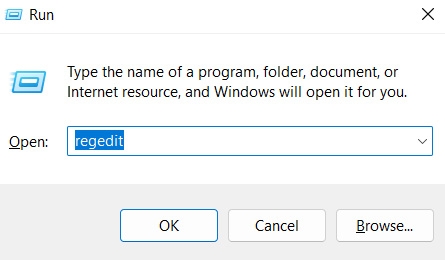 regedit - Error 0xFFFFFFFF on Windows