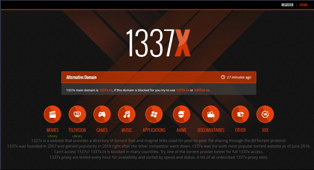 1337x - Demonoid Proxy