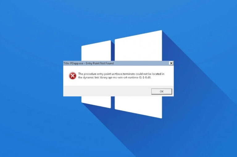 How to Fix the "Entry Point Not Found" Error in Windows? | TechLatest