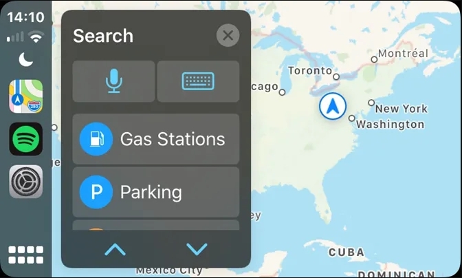 Карты Apple — приложения CarPlay для iPhone