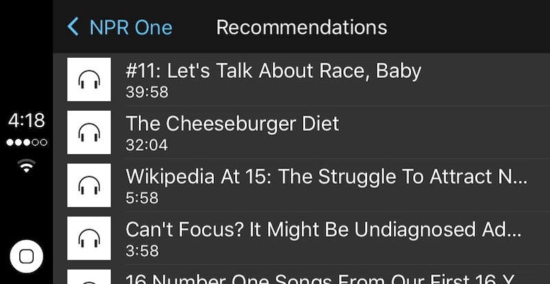 NPR One - CarPlay Apps for iPhone