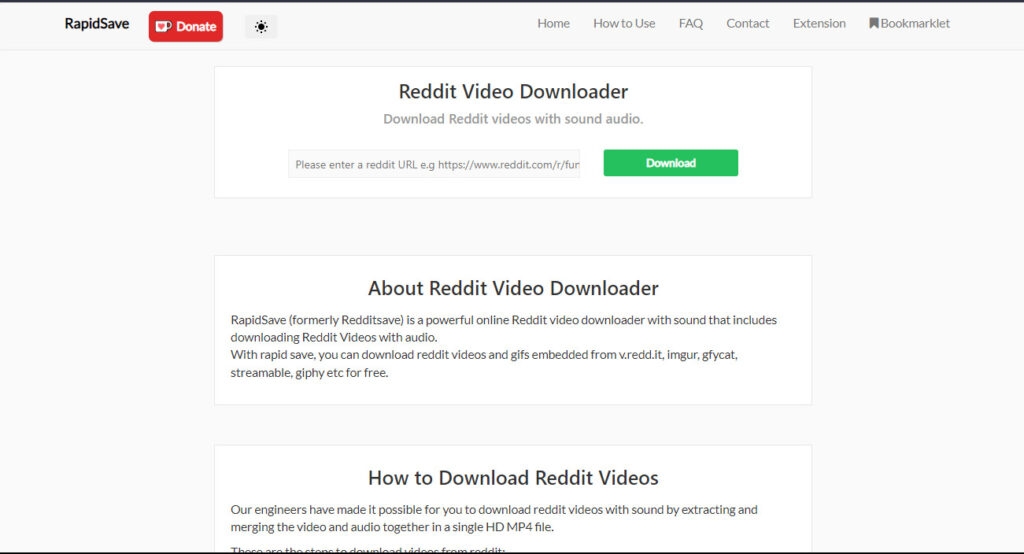 Лучшие загрузчики видео с Reddit