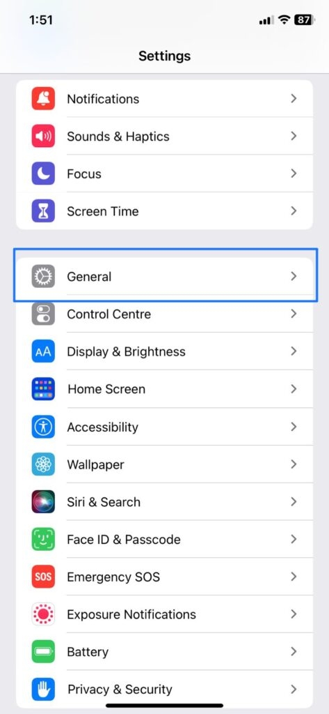 Settings - iPhone Will Not Access Certain Sites