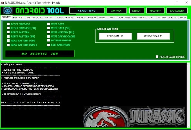 JURASSIC Universal Tool 