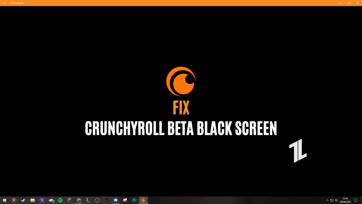 Crunchyroll Beta Black Screen