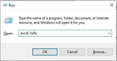 Excel Safe Mode RUN Command - The document cannot be saved Error in Excel