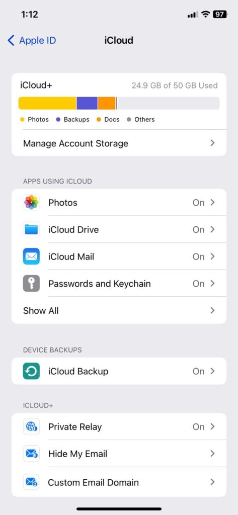 iCloud Storage iPhone — исправьте, если iCloud Photos не синхронизируется
