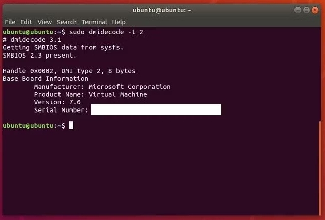 Ubuntu sudo dmidecode - Что у меня за материнская плата