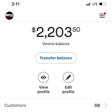 Venmo Balance - Venmo: There was an issue with your payment Error