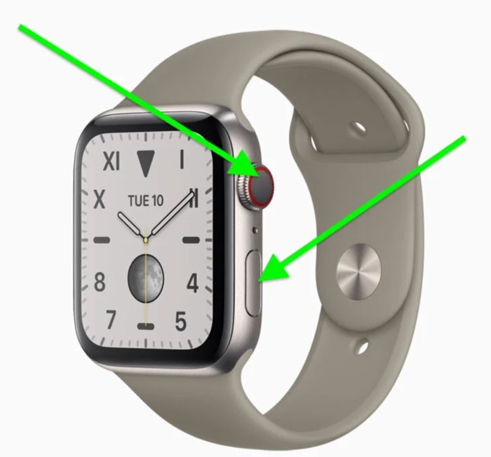 Надежно перезагрузите Apple Watch — не удается провести пальцем вверх на Apple Watch
