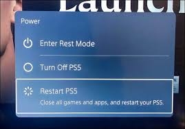Restart your PS5 Console - WV-109156-2 Error With EA Games on PS5
