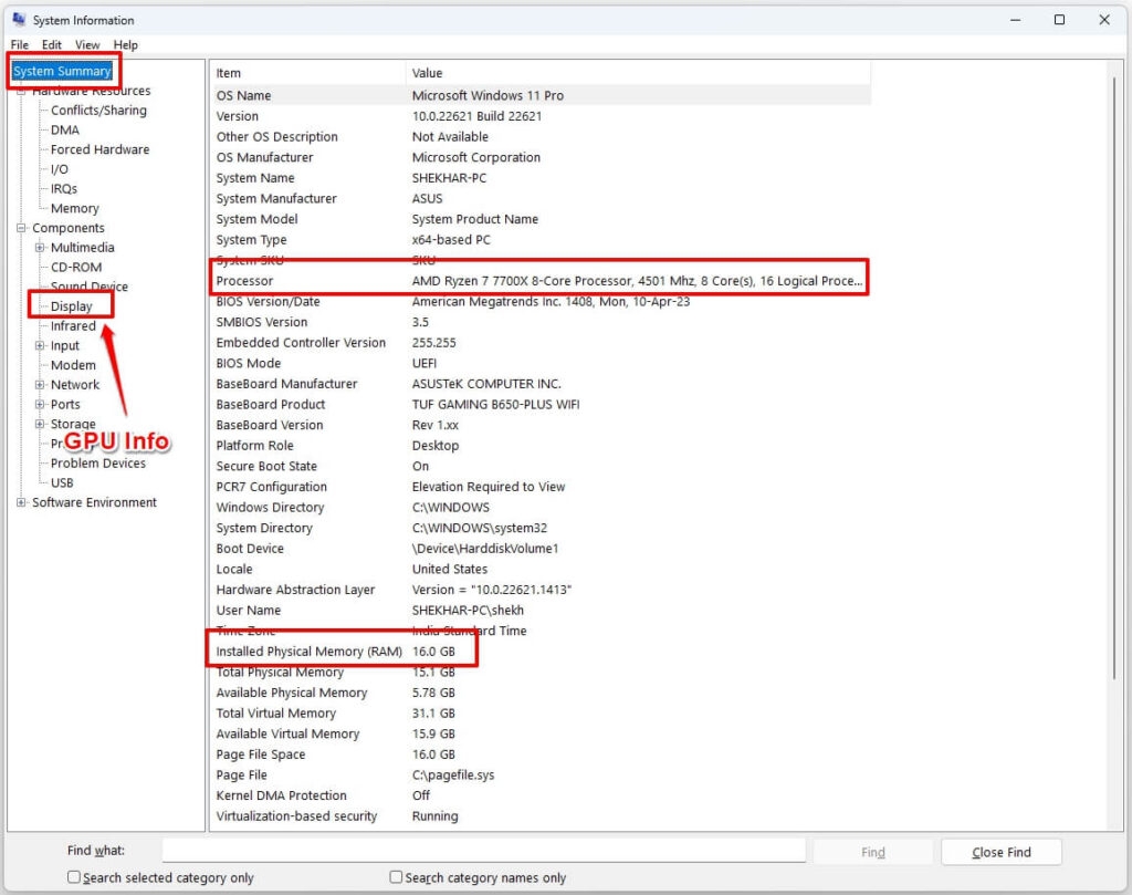 System Information - Hitman 3 Crashing on Windows 11