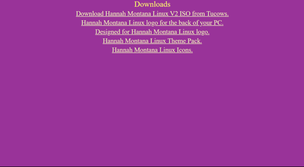 Hannah Montana Linux