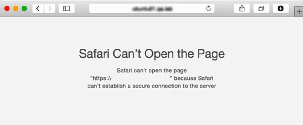 How to Fix “Safari Can't Establish a Secure Connection” Error