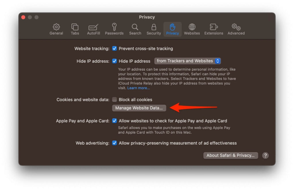 Safari Privacy Settings - Safari Can't Establish a Secure Connection Error