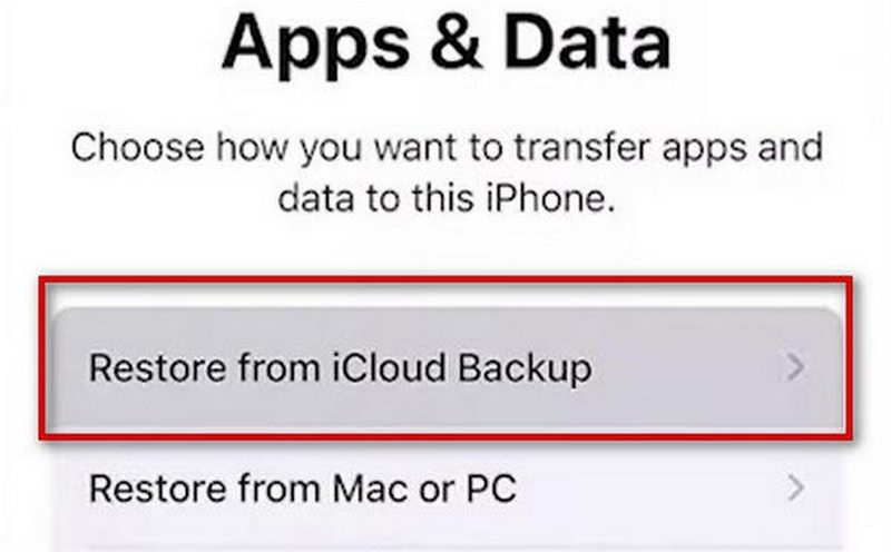 Use iCloud to Upload Data
