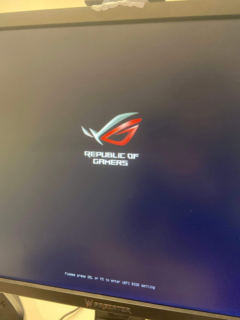 PC Stuck On Motherboard Screen