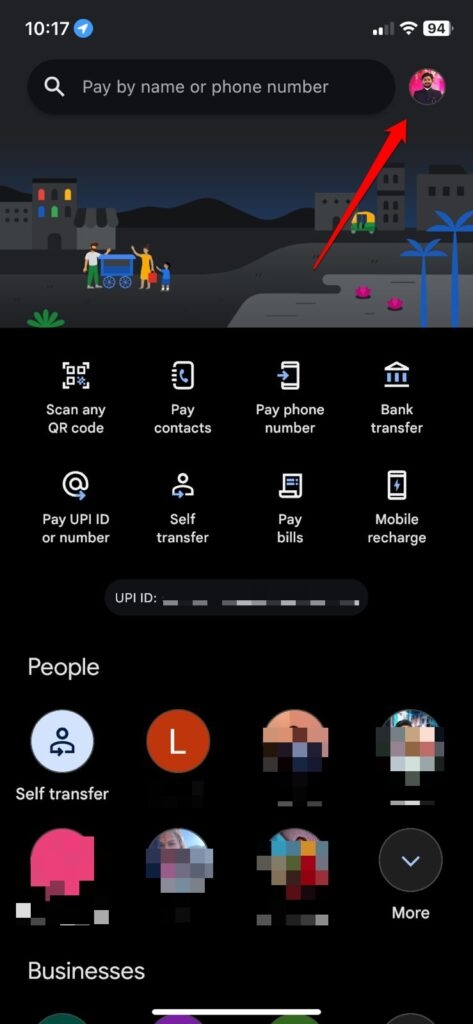 Активируйте Google Pay UPI Lite