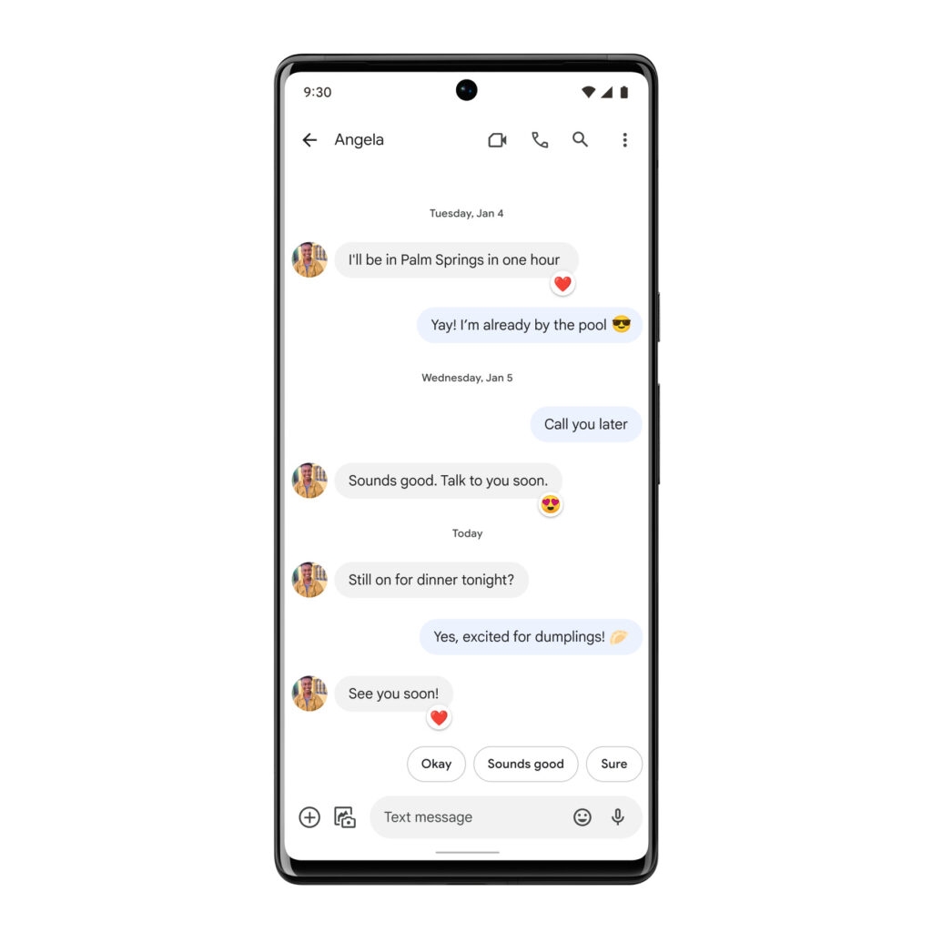 Google Messages Update