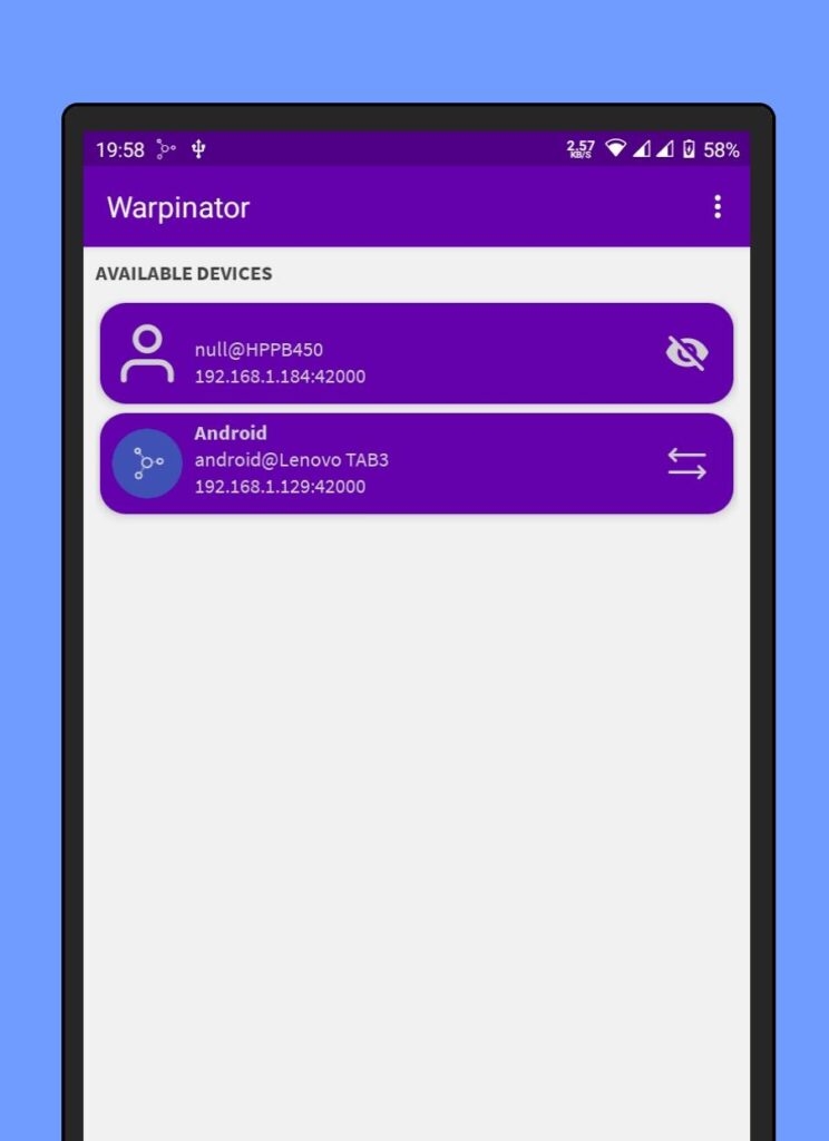 Warpinator Android