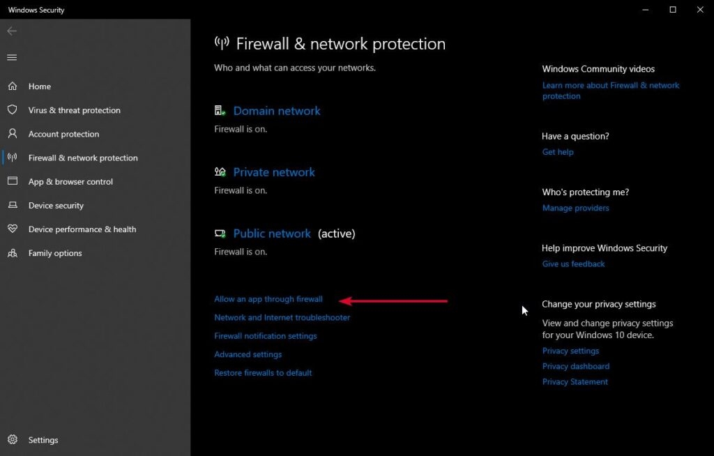 Firewall & network protection - ‘Can't Launch Drive for Desktop’ Error