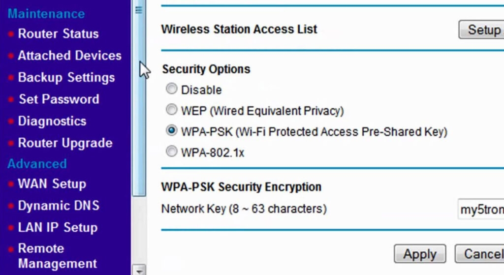 How to Setup WPA2 Security For Your Network - WPA2 Password