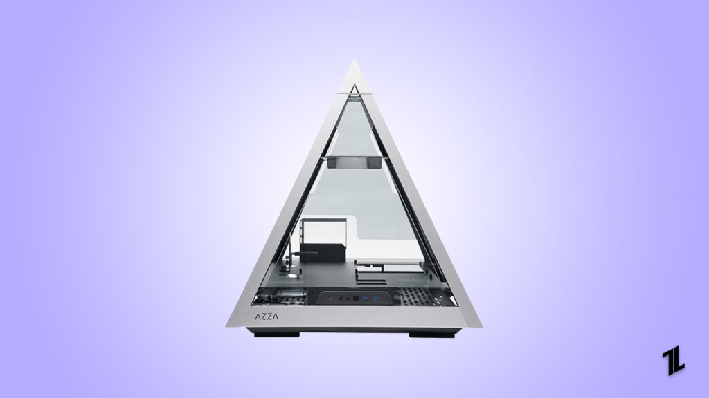 Gabinete ATX inovador AZZA CSAZ-804L Pyramid - os gabinetes de PC mais exclusivos