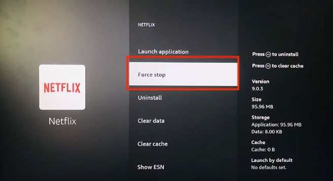 Force Close Netflix on TV, then Relaunch It - Too many people are using your account Netflix