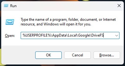 Windows 11 Google Drive Data - Clear Google Drive Cache
