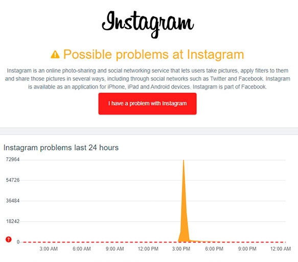 Проверьте, не работают ли серверы Instagram: «Эта история недоступна» в Instagram