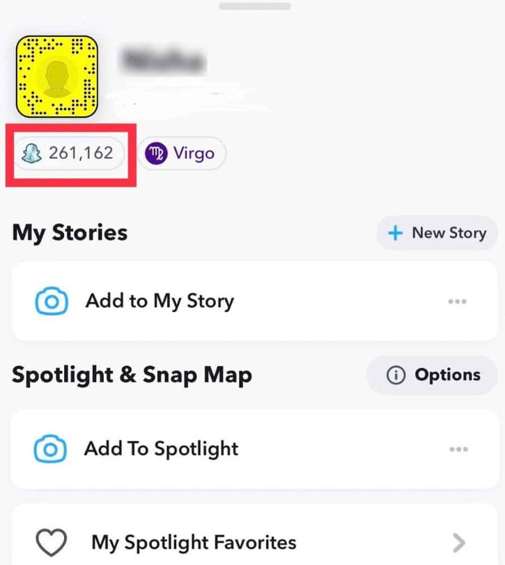 Как я могу увидеть свой счет в Snapchat?
