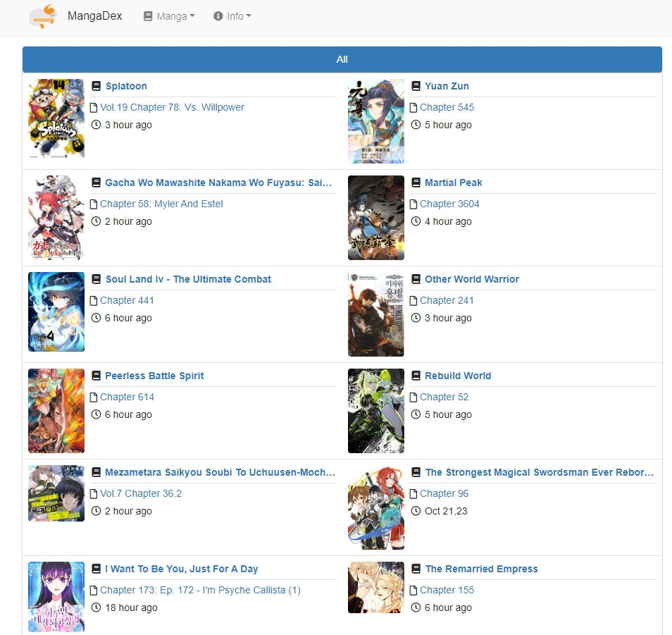 Mangadex.tv - Best Manga Reading Website