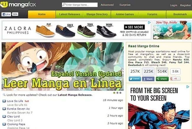 MangaFox - Best Manga Reading Website