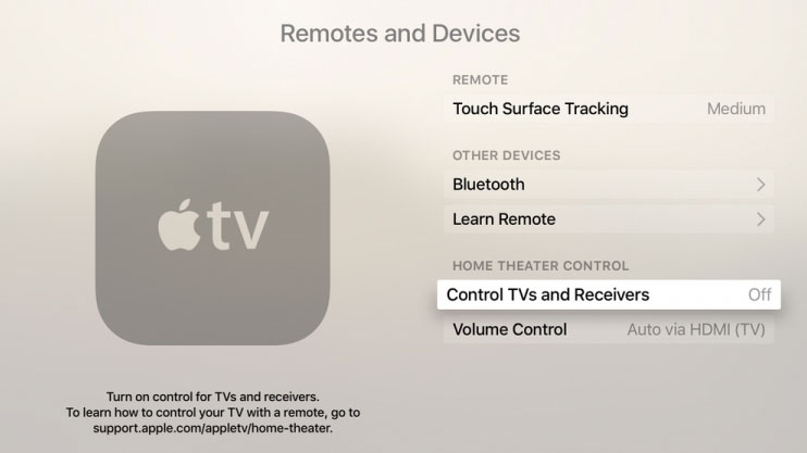 Проверьте поддержку HDMI-CEC на вашем телевизоре — на пульте Apple TV Remote не работает громкость