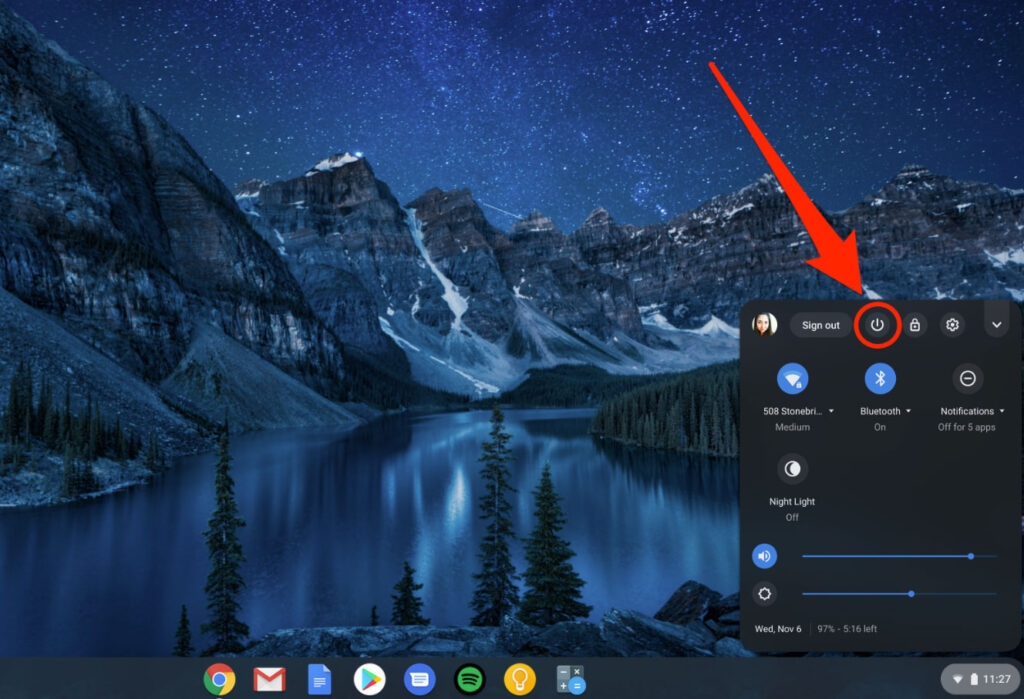 Restart the Chromebook - Chromebook Screen Glitching