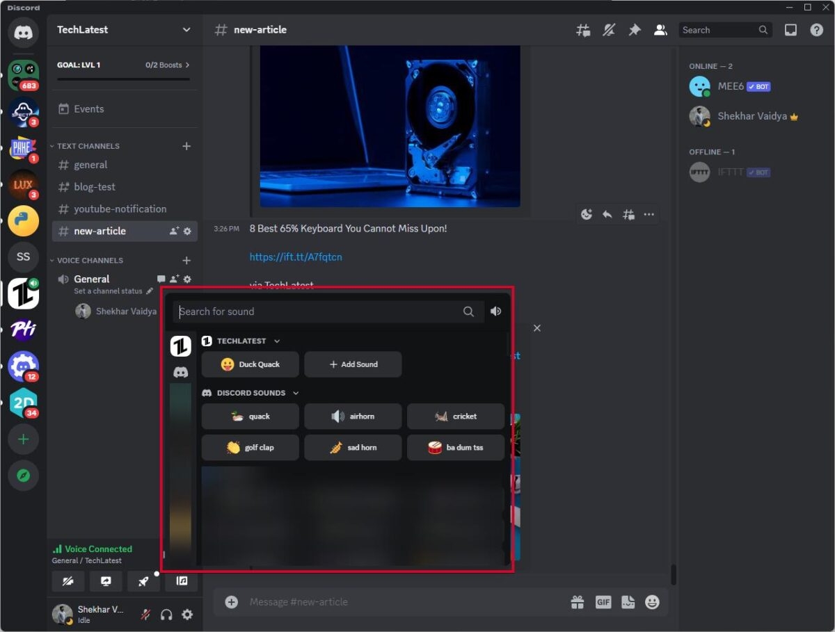 How to Use Soundboard on Discord? TechLatest