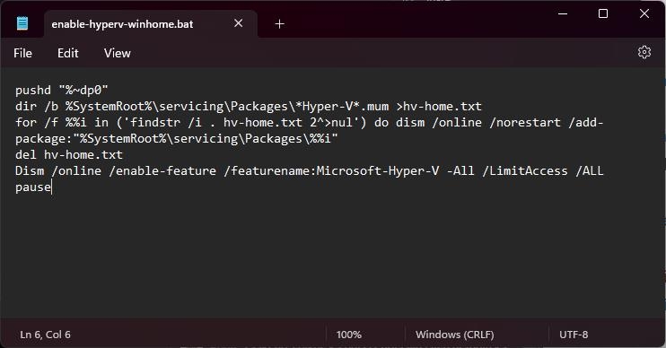 Включение Hyper-V в Windows 11 Home — Hyper-V в Windows 11