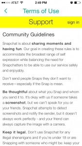 Нарушение принципов сообщества Snapchat — ошибка, когда учетная запись Snapchat временно отключена