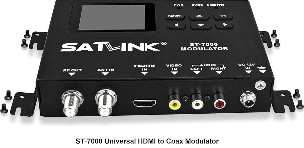SatLink ST-7000 HDMI to RF Digital Modulator - Best HDMI RF Modulators